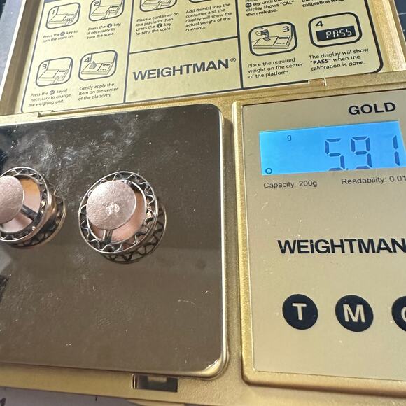 Antique Victorian 1800s solid 10kt & gold filled carved shell cameo cufflinks - Picture 10 of 11